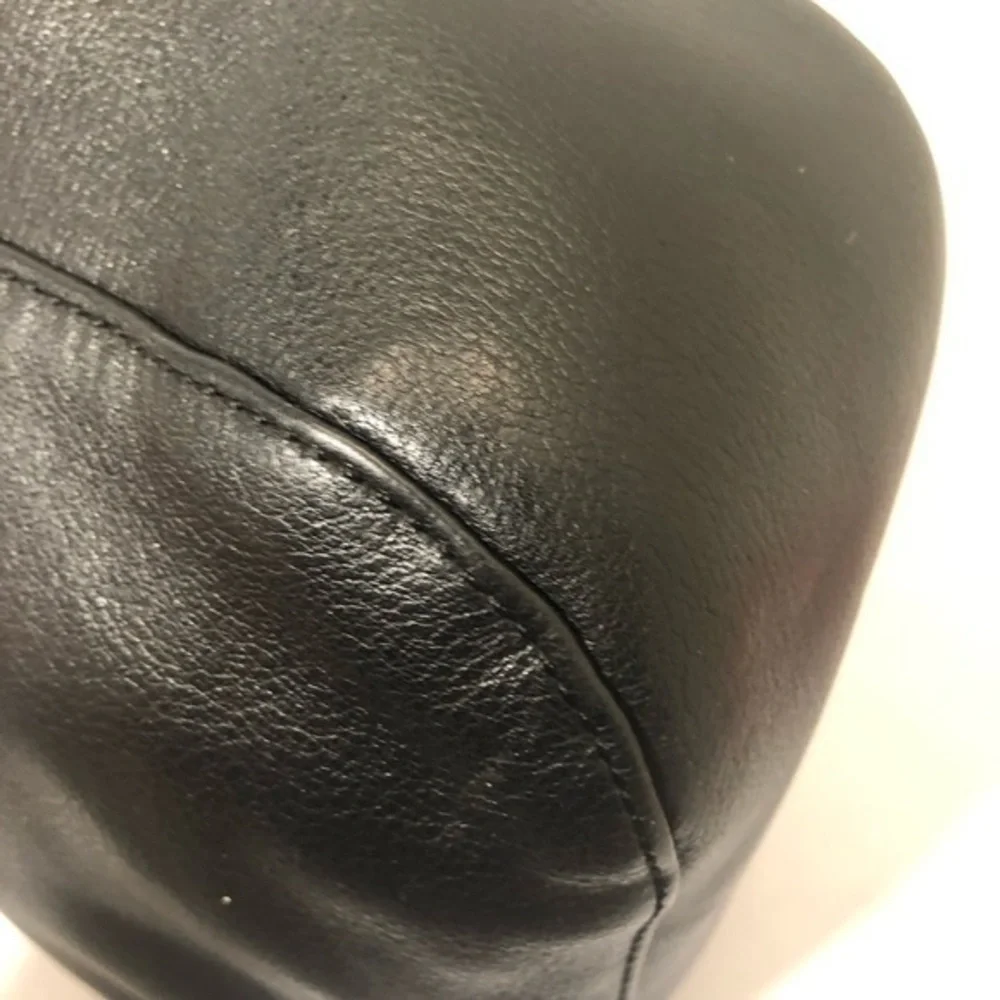 Michael kors black leather two way bag